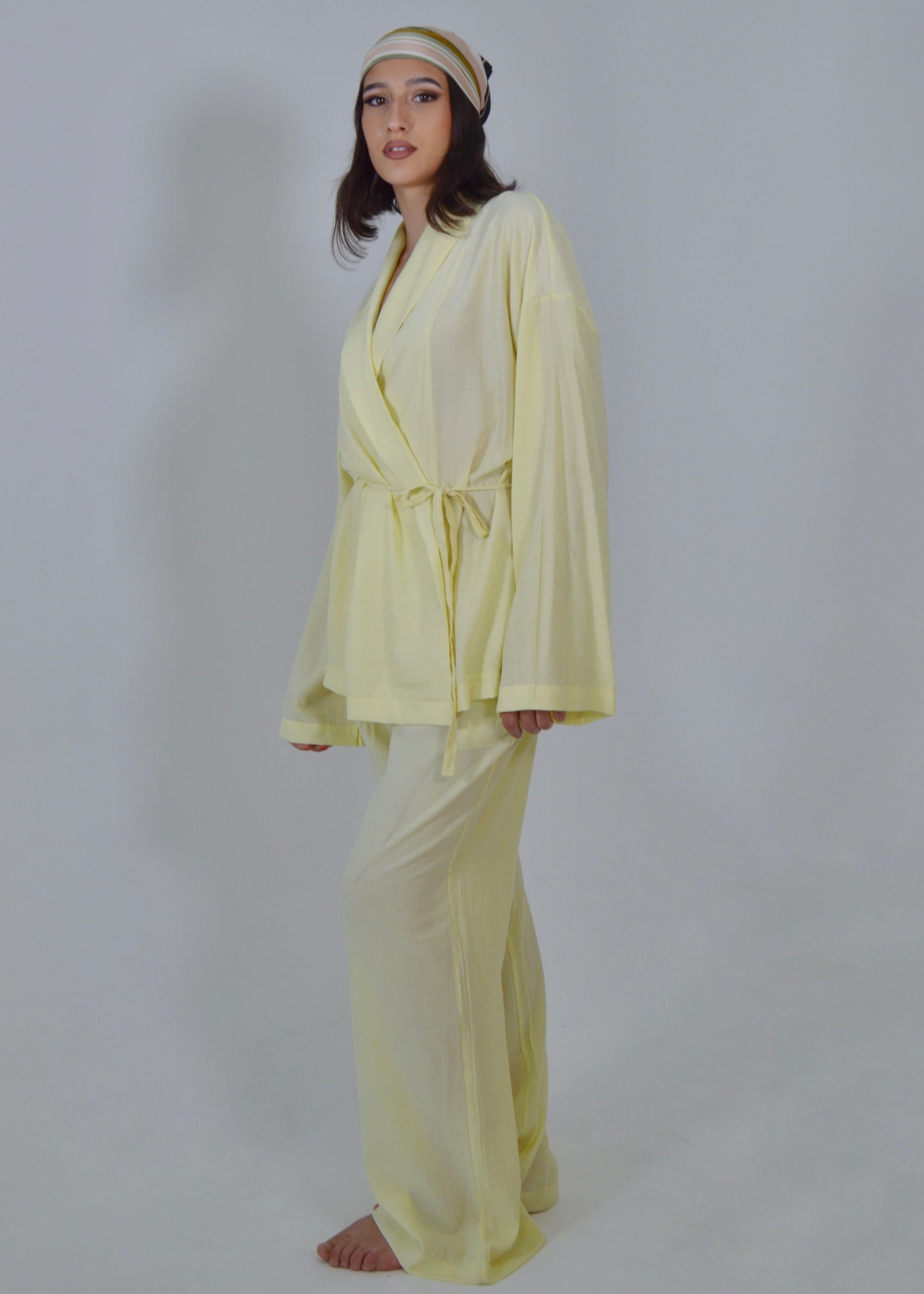 Conjunto Amarillo de Lino