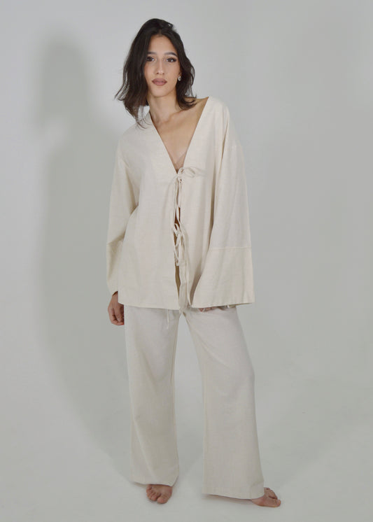 Conjunto Dos Piezas De Lino